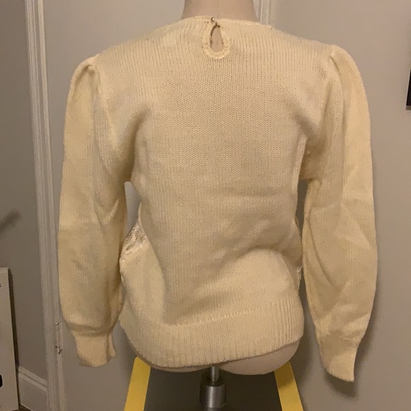 💕BOGO💕James St. John vintage floral lace sweater - Picture 2 of 11